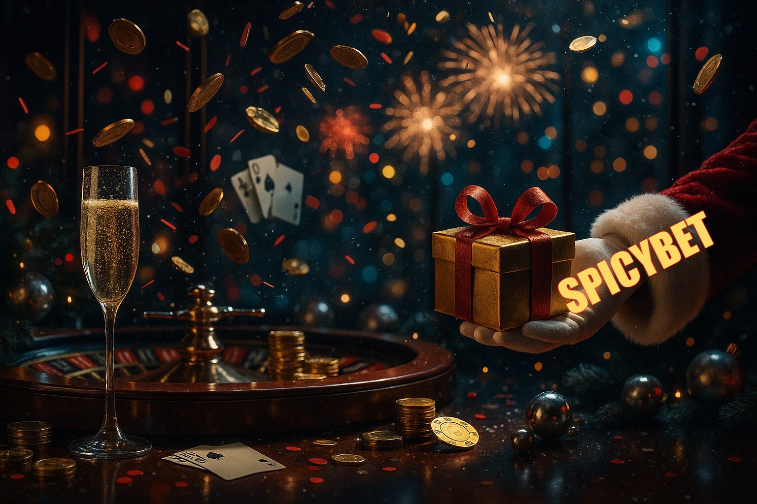 Promoções de Ano Novo no SPICYBET
